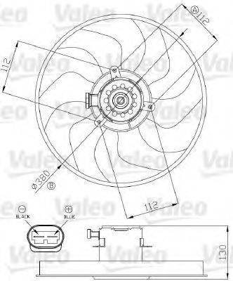 VALEO 696288 Вентилятор, охлаждение двигателя