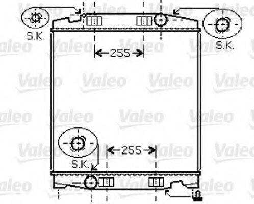 VALEO 733410 Радиатор, охлаждение двигателя