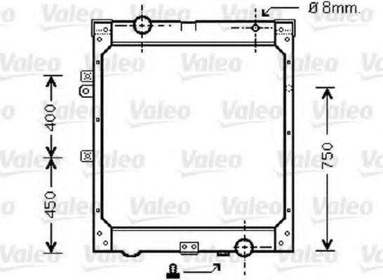 VALEO 733427 Радиатор, охлаждение двигателя