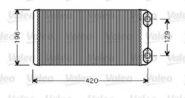 VALEO 812345 Теплообменник, отопление салона