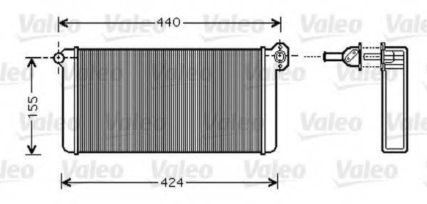 VALEO 812356 Теплообменник, отопление салона