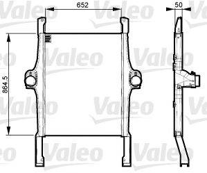 VALEO 818735 Интеркулер