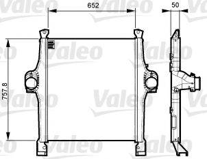 VALEO 818736 Интеркулер