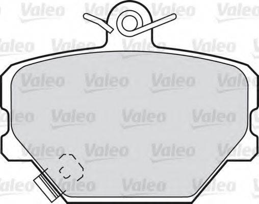 VALEO 598329 Комплект тормозных колодок, дисковый тормоз