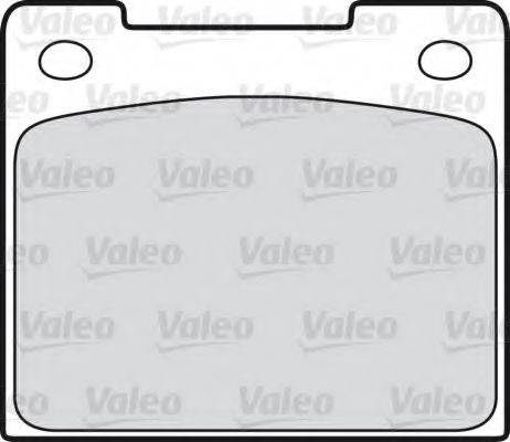 VALEO 598338 Комплект тормозных колодок, дисковый тормоз