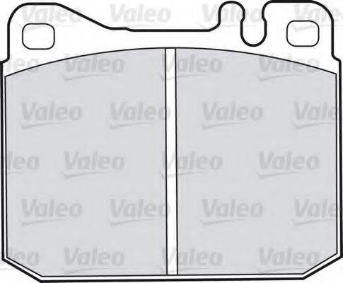 VALEO 598110 Комплект тормозных колодок, дисковый тормоз