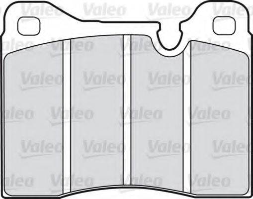 VALEO 598107 Комплект тормозных колодок, дисковый тормоз