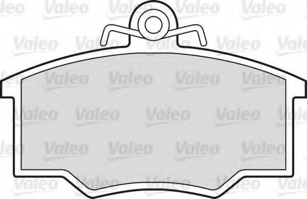 VALEO 598205 Комплект тормозных колодок, дисковый тормоз