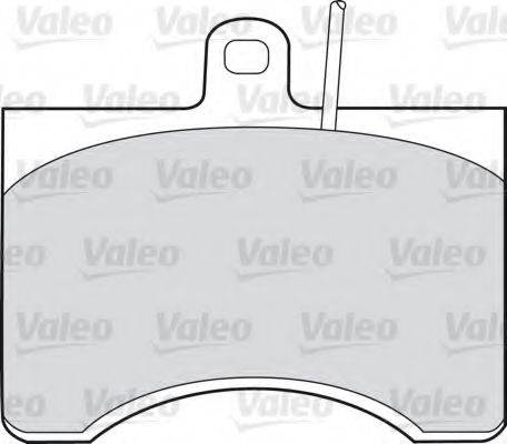 VALEO 598591 Комплект тормозных колодок, дисковый тормоз