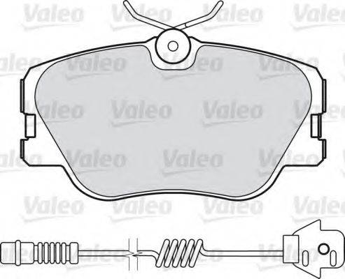 VALEO 598315 Комплект тормозных колодок, дисковый тормоз