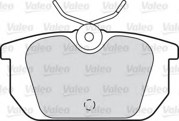 VALEO 551040 Комплект тормозных колодок, дисковый тормоз