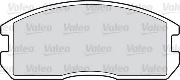VALEO 598224 Комплект тормозных колодок, дисковый тормоз