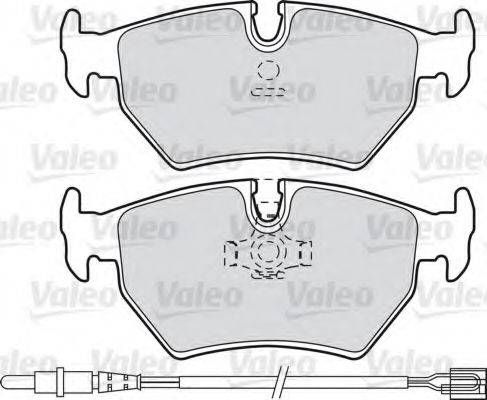 VALEO 598502 Комплект тормозных колодок, дисковый тормоз