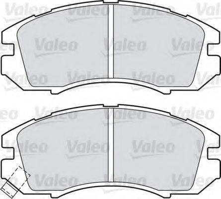 VALEO 598691 Комплект тормозных колодок, дисковый тормоз