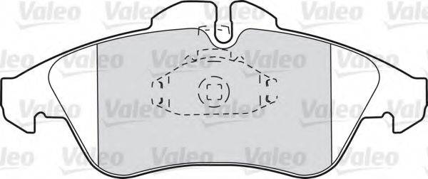 VALEO 540792 Комплект тормозных колодок, дисковый тормоз