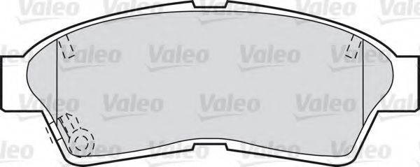 VALEO 598551 Комплект тормозных колодок, дисковый тормоз