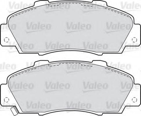 VALEO 598627 Комплект тормозных колодок, дисковый тормоз