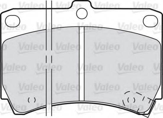 VALEO 598274 Комплект тормозных колодок, дисковый тормоз