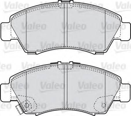 VALEO 598495 Комплект тормозных колодок, дисковый тормоз