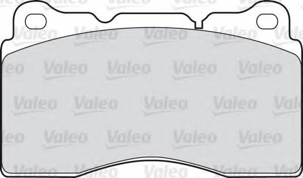 VALEO 598772 Комплект тормозных колодок, дисковый тормоз