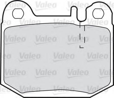 VALEO 598719 Комплект тормозных колодок, дисковый тормоз