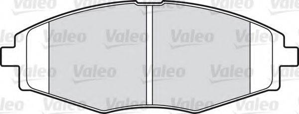 VALEO 598316 Комплект тормозных колодок, дисковый тормоз