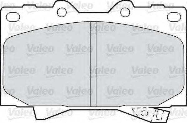 VALEO 598535 Комплект тормозных колодок, дисковый тормоз