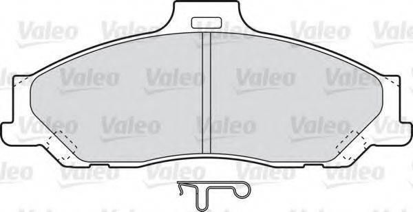 VALEO 598784 Комплект тормозных колодок, дисковый тормоз