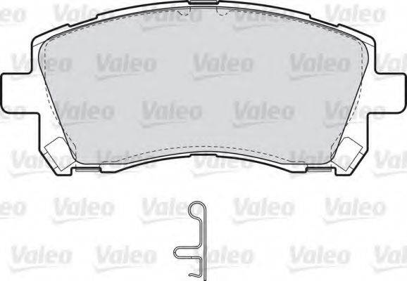 VALEO 598530 Комплект тормозных колодок, дисковый тормоз