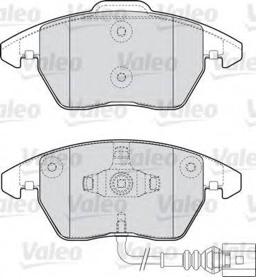 VALEO 598635 Комплект тормозных колодок, дисковый тормоз