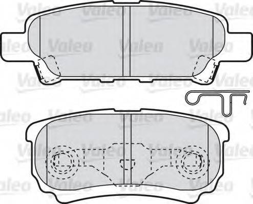 VALEO 598852 Комплект тормозных колодок, дисковый тормоз