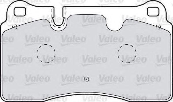 VALEO 598994 Комплект тормозных колодок, дисковый тормоз