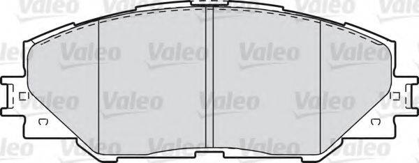 VALEO 601037 Комплект тормозных колодок, дисковый тормоз