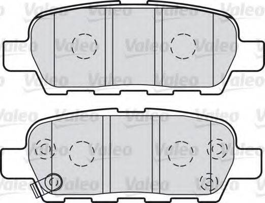 VALEO 601009 Комплект тормозных колодок, дисковый тормоз