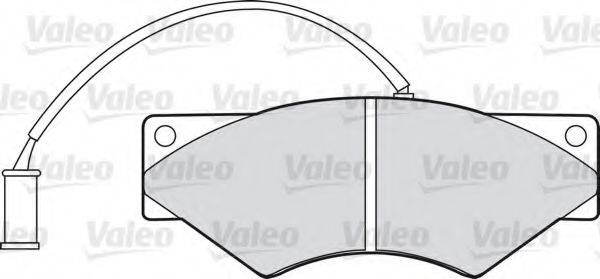 VALEO 541641 Комплект тормозных колодок, дисковый тормоз