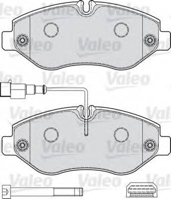 VALEO 541737 Комплект тормозных колодок, дисковый тормоз