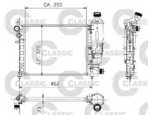 VALEO 230372 Радиатор, охлаждение двигателя