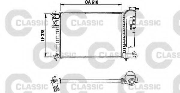 VALEO 230630 Радиатор, охлаждение двигателя