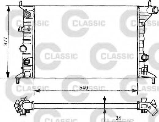 VALEO 231393 Радиатор, охлаждение двигателя