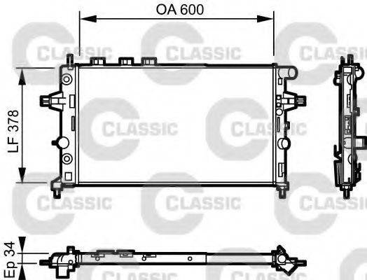 VALEO 232548 Радиатор, охлаждение двигателя