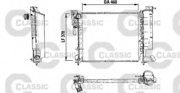 VALEO 316715 Радиатор, охлаждение двигателя