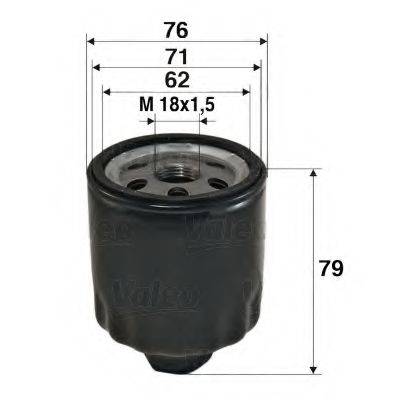 VALEO 586072 Масляный фильтр