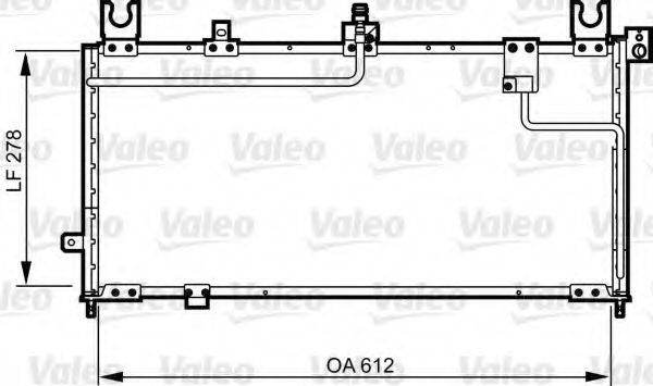 VALEO 814253 Конденсатор, кондиционер