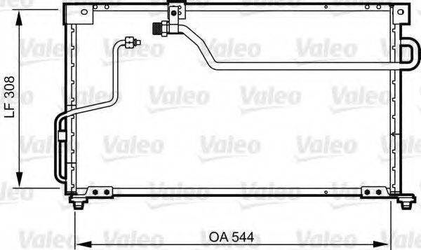 VALEO 814254 Конденсатор, кондиционер