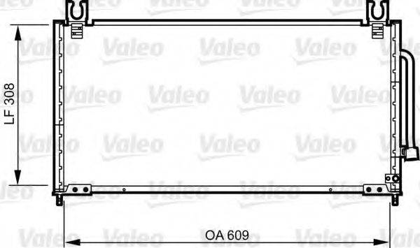 VALEO 814257 Конденсатор, кондиционер