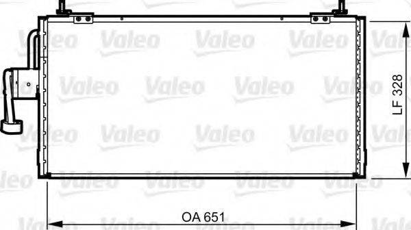 VALEO 814260 Конденсатор, кондиционер