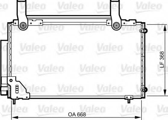 VALEO 814267 Конденсатор, кондиционер