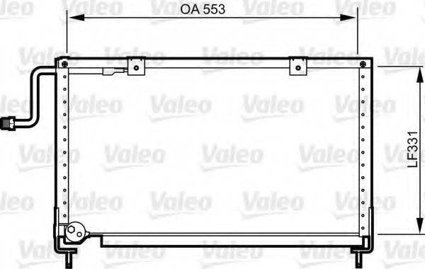 VALEO 814274 Конденсатор, кондиционер