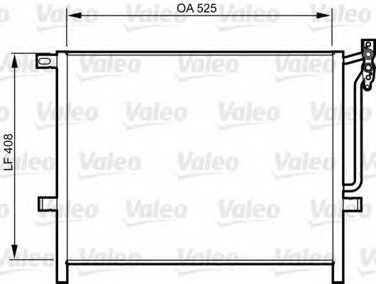 VALEO 814287 Конденсатор, кондиционер