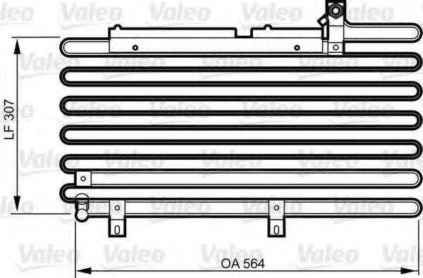 VALEO 814295 Конденсатор, кондиционер